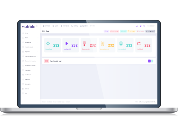 nubble app gestione servizio clienti CRM