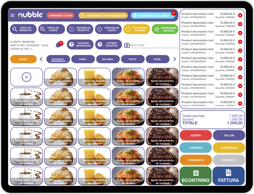 Nubble food app fast food
